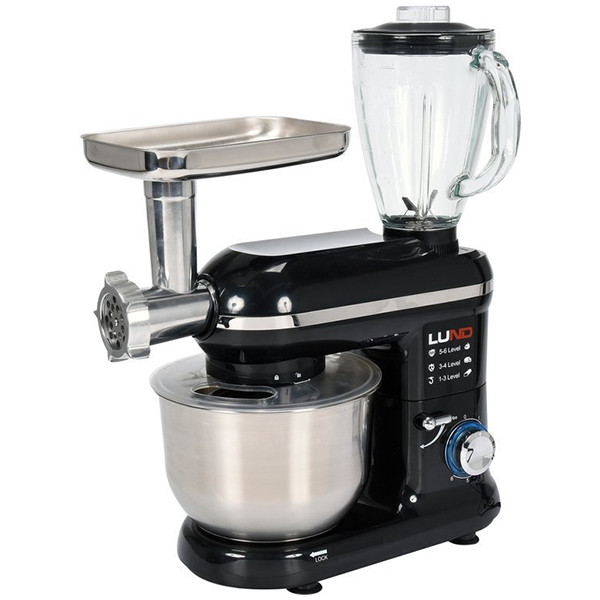 Кухонний комбайн 3 в 1 макс. 1.5 кВт/ миска-4.5 л/ блендер-1.5 л/ 6 швидкостей LUND 67811 (Польща), фото 1