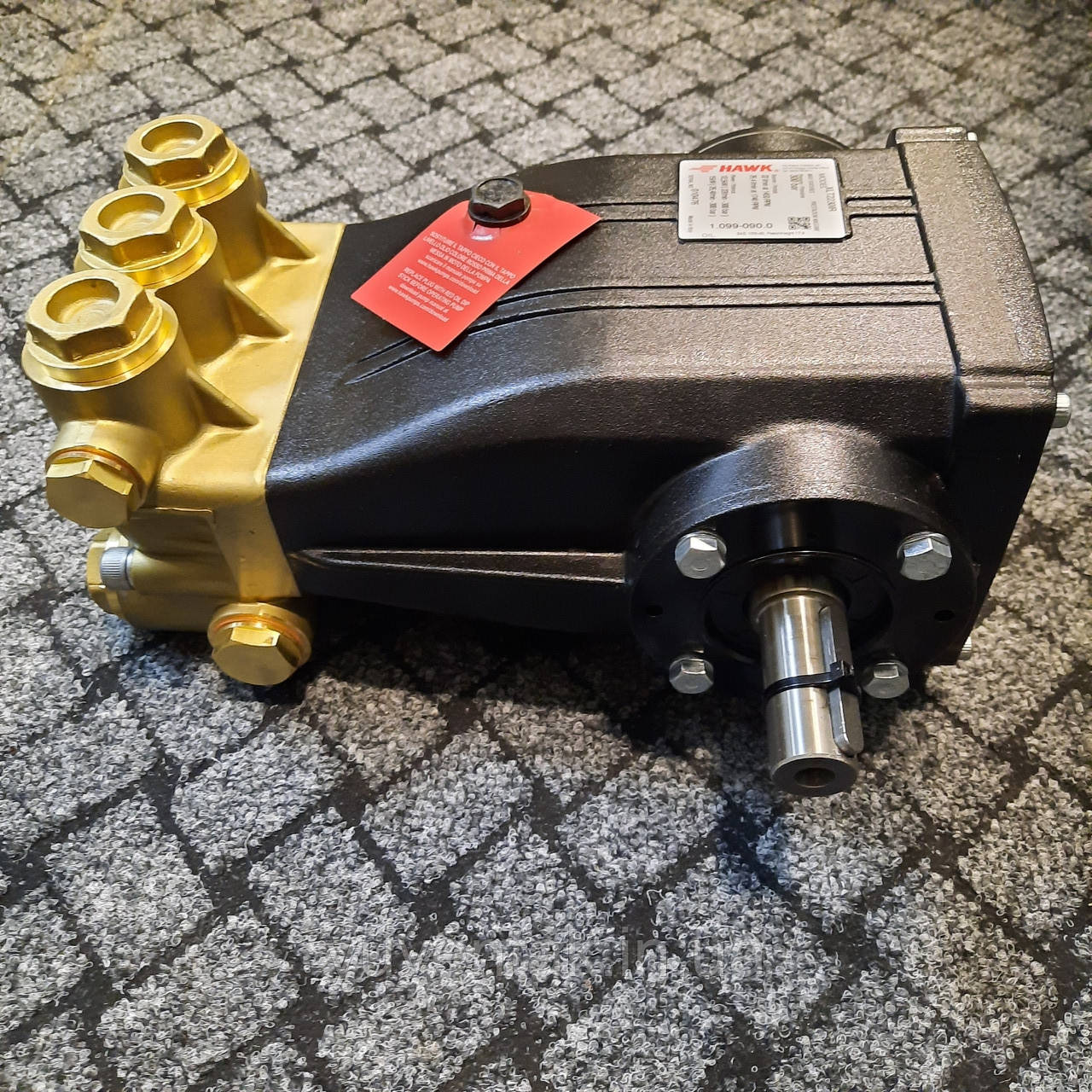 Насоси поршневі HAWK модель XLT 2230IR, наруж. вал 24мм, давл.300 бар., 1450 об/хв., Потік 22,0л/хв.