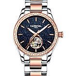 Годинник жіночий механічний класичний із маленьким циферблатом із металевим ремінцем японський механізм, фото 2