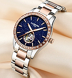 Годинник жіночий механічний класичний із маленьким циферблатом із металевим ремінцем японський механізм, фото 8