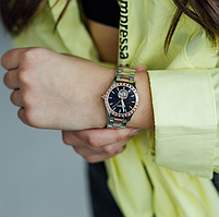 Годинник жіночий механічний класичний із маленьким циферблатом із металевим ремінцем японський механізм