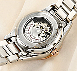 Годинник жіночий механічний класичний із маленьким циферблатом із металевим ремінцем японський механізм, фото 10