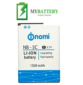 Оригінальний акумулятор АКБ (Барарея) NB-5C для Nomi i180 i181  ⁇  i182 1500 mAh 3.7V