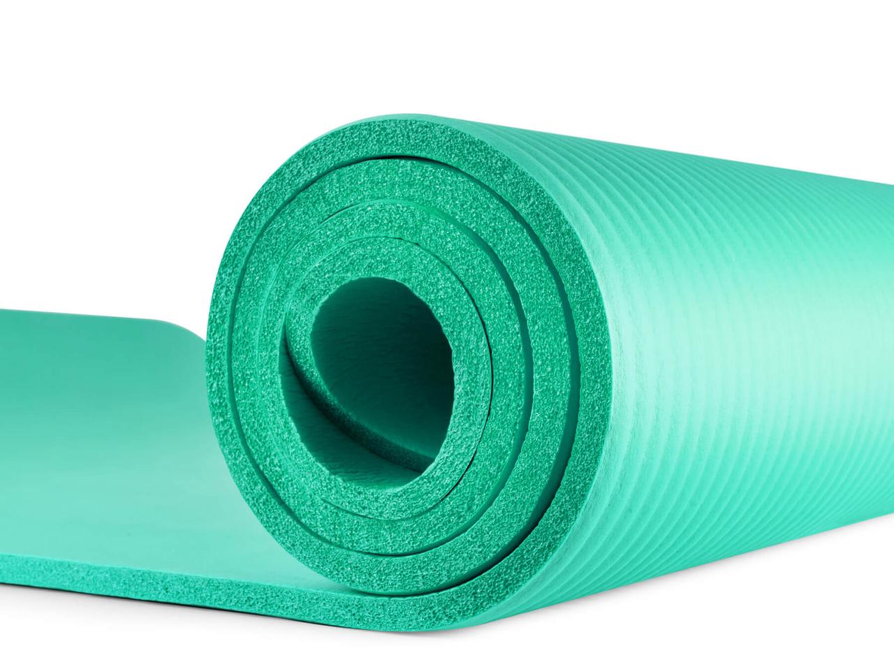 Мат для фитнеса ( йоги) HS-N010GM 1 см коврик для тренировки - фото 5 - id-p1568767902