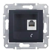 Розетка Schneider-Electric Sedna Телефонна RJ11 графіт ( SDN4101170 )