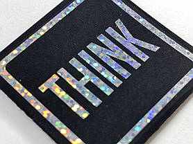 Нашивка Think/судет 50х50 мм, фото 3