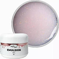 NailApex 3 Emulsion Gel необов'язковий рожевий з циммером, 30 мл