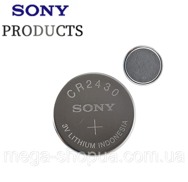 Батарейка літієва Sony/CR2430/3V. Батарейка панасонік Lithium для годинника 1шт