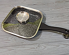 Сковорода гриль с мраморным покрытием Edenberg 24 см сковородка, фото 5