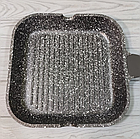 Сковорода гриль с мраморным покрытием Edenberg 24 см сковородка, фото 8