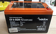 Тяговый аккумулятор AGM MERLION 6-DZM-12 M5, 12V 12Ah