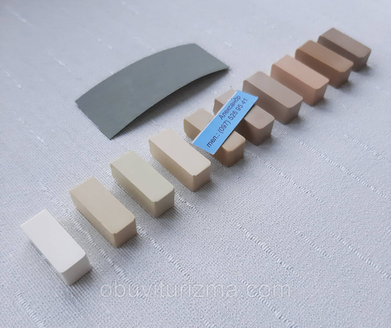 Набір твердого воску для ремонту плитки, меблів, ламінату, паркету Nearby No8 10 шт.*2.5см, фото 1