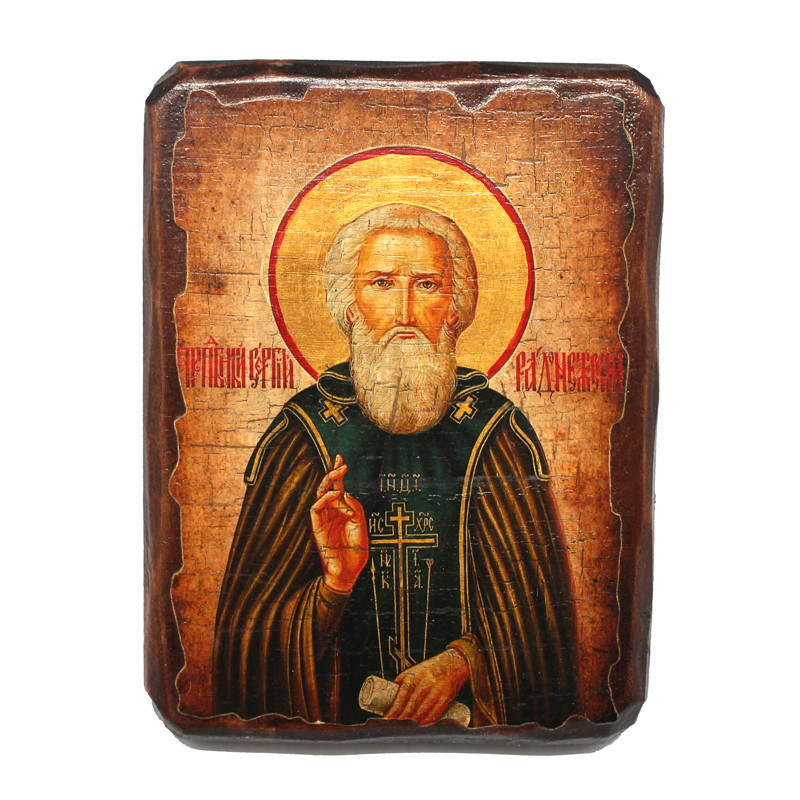 Дерев'яна ікона святий Костянтин, 17х23 см (814-2026)