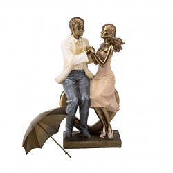 Настільна статуетка закохана пара "Побачення під дощем" 37/18/13 см Lefard (2007-133)