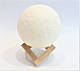 Нічник 3D Місяць 13 см 3 режими 3D Moon Touch USB - фото 2 - id-p1568850044