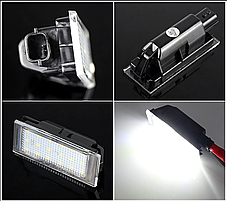 LED підсвітка номера для RENAULT (Рено) Clio Espace Kangoo Koleos Kadjiar Laguna Master Megane Traffic Twingo, фото 4