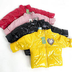 Куртка для дівчинки демісезонна розміри 80-140