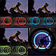 LED-підсвітка на колесо велосипеда 1 шт. з батарейками, фото 4