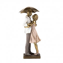 Настільна статуетка закохана пара "Закохані під дощем" 42/17/17 см Lefard