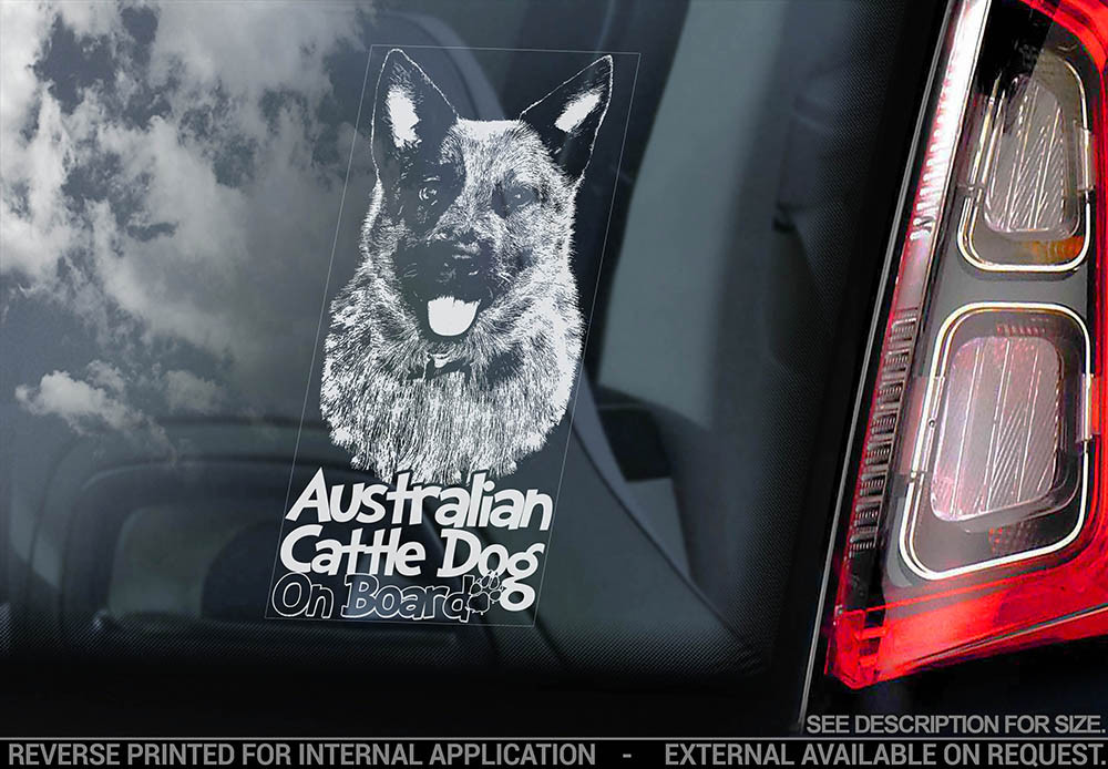 Австралийский Хилер (австралийская пастушья собака) (Australian CattleDog) стикер - фото 1 - id-p250431667
