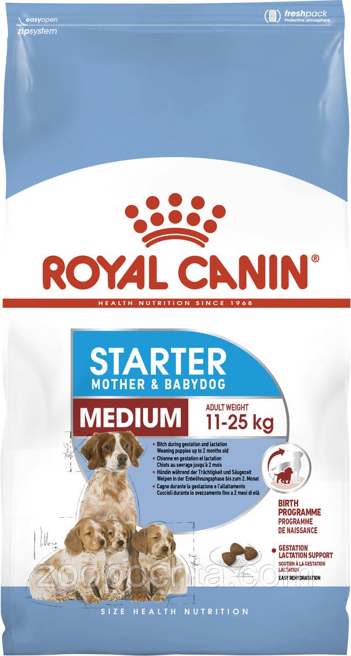 Сухой корм Royal Canin Medium Starter для кормящих собак 12КГ
