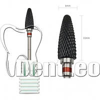 ФРЕЗА КЕРАМІЧНА ЛАБОРАТОРНА (ЧОРНА) FK-011