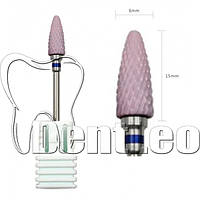 ФРЕЗА КЕРАМІЧНА ЛАБОРАТОРНА (РОЖЕВА) FK-016