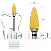 ФРЕЗА КЕРАМІЧНА ЛАБОРАТОРНА (ЖОВТА) FK-023