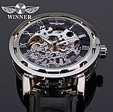 Красивий жіночий годинник, наручний механічний годинник, фото 3