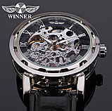 Красивий жіночий годинник, наручний механічний годинник, фото 7