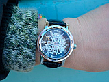 Красивий жіночий годинник, наручний механічний годинник, фото 4