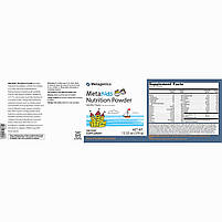 MetaKids Nutrition Powder metagenics 406 грамів зі смаком ванілі / USA BX238, фото 2