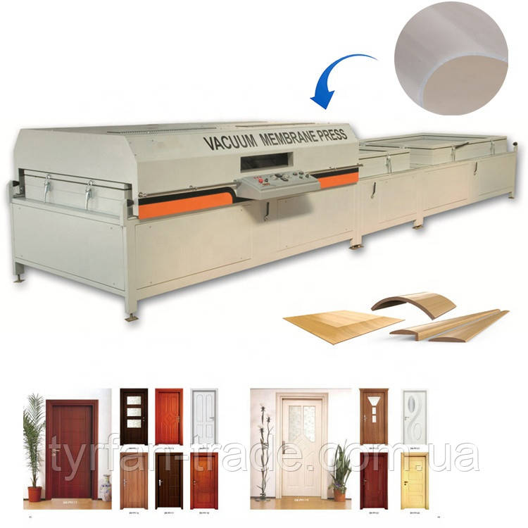 Силіконова мембрана для вакуумного преса ширина рулону 1800 мм товщина 3 мм і 3,5 мм