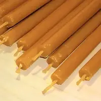 Свічка з бджолиного воску d=18мм (довжина 60см)