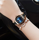 Круті модний наручний жіночий годинник з ремішком, фото 7