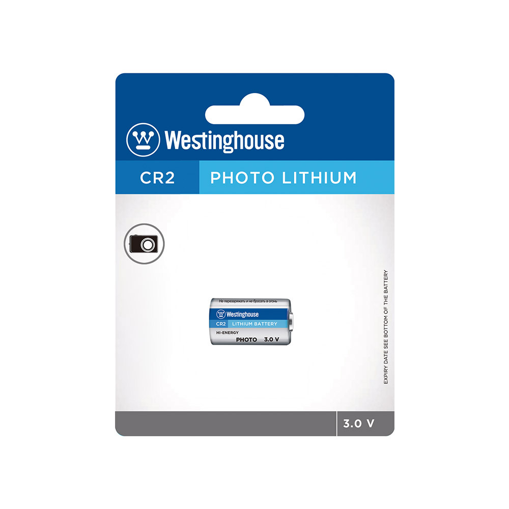 Літієва батарейка Westinghouse Lithium  CR2 1шт/уп blister