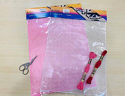 Канва пластикова м'яка біла #7 (25х32.5 см). Виробник — Pony