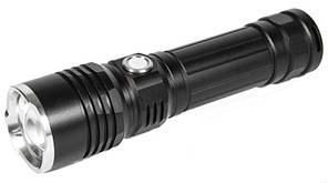 Ліхтар ручний Quantum QM-FL1020 10W LED c zoom-фокусом перезарядний з USB серія Solid