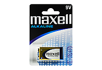 Щелочная батарейка Maxell Alkaline 9V/6LR61 Крона 1шт/уп blister