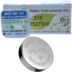 Оксид-срібно-цинкова батарейка Seizaiken "таблетка" 319/SR527SW 1шт/уп