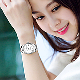 Годинник механічний срібний жіночий, Годинник жіночий стильний, фото 4