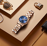 Годинник жіночий жіночий ошатний жовтий, стильний наручний годинник жіночий з ремінцем, фото 5