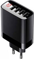 Сетевое зарядное устройство Baseus Mirror Lake 4 USB 30W CCJMHB-B (Черный)