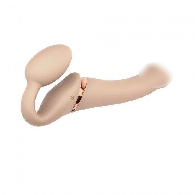 Силійний ремінь з вібраційним ремінцем на-у-я вібруює м’якоть m, діаметр 3.3 см, пульт дистанційного керування, регульоване, фото 1