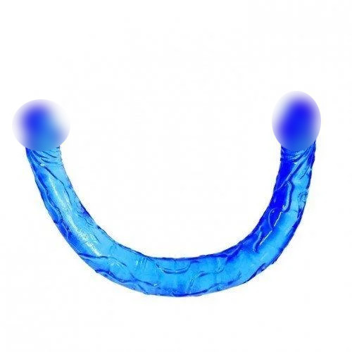 Двойной фаллоимитатор "Double Dong" BI-040015 BLUE