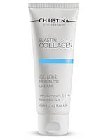 Увлажняющий крем для нормальной кожи "Эластин, Коллаген, Азулен" Elastin Collagen Azylene Moisture Cream, 60мл