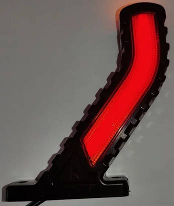 Ріжок бічний 3-х сторонній LED, 15,5 см, фото 3