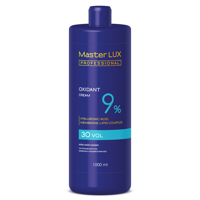 Крем-окисник Master LUX Professional 9% 30 vol 1000 мл, фото 1