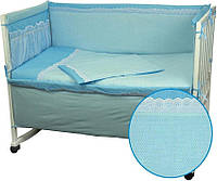 Спальный комплект для детской кроватки Руно 977 Карапуз голубой