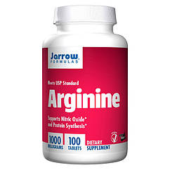 Л-Аргінін Jarrow Formulas Arginine 1,000 mg (100 таблеток) джарроу формула